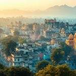 indian-city-buildings-scene ujjian tour package from mysore